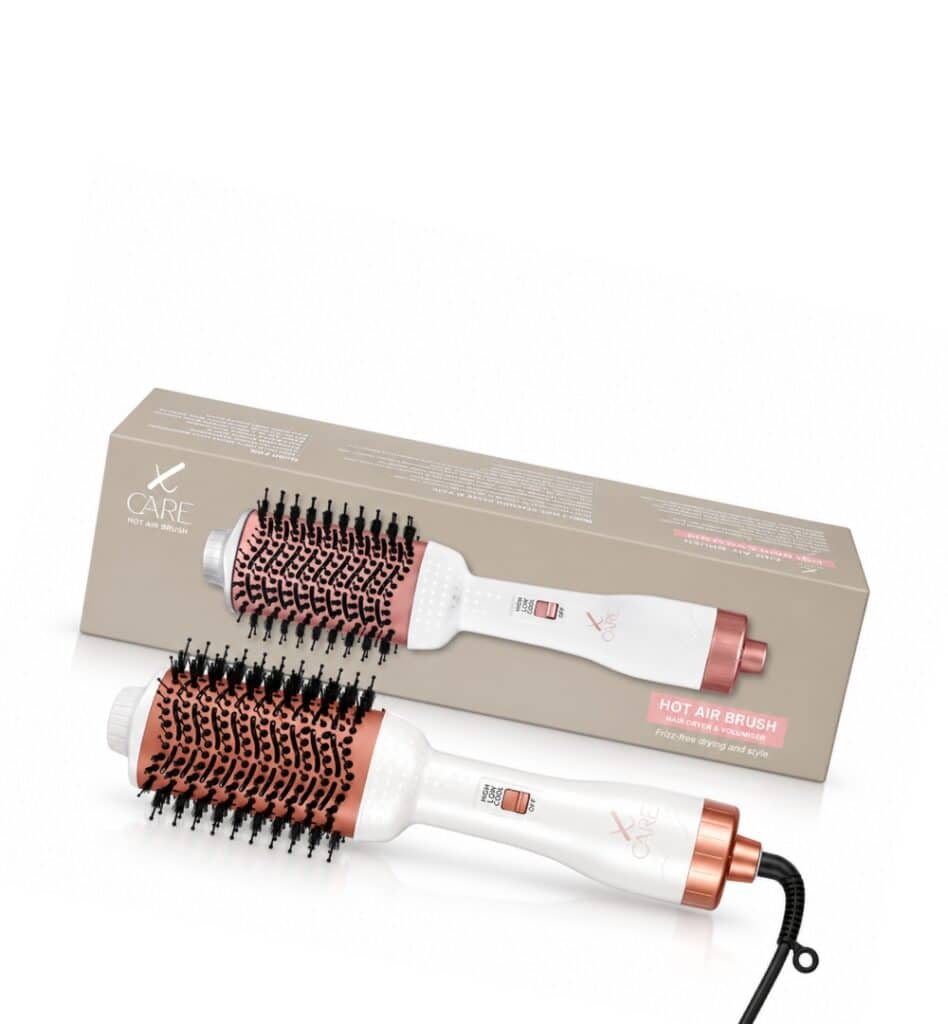 XCARE FP2281 White Thermal Hair Drying and Styling Brush (6)