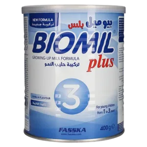 علبة حليب بيوميل بلس 3 للأطفال من عمر سنة - منتج فرنسي أصلي من طلبية